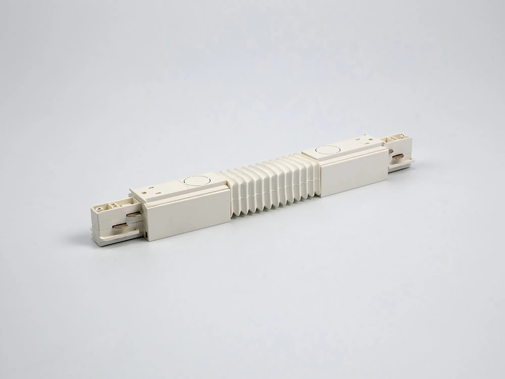 Flexible Coupler With Feeding Option 3 Circuit Surface Mounted Track 555 1 1211 6  Eutrac 3 Circuit Surface-RAL9016